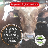 Resim Dana Kurbanlık Hisse (23-25Kg) Kemiksiz Et