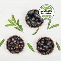 Resim Doğal Siyah Edremit Sele Zeytin 500 Gram